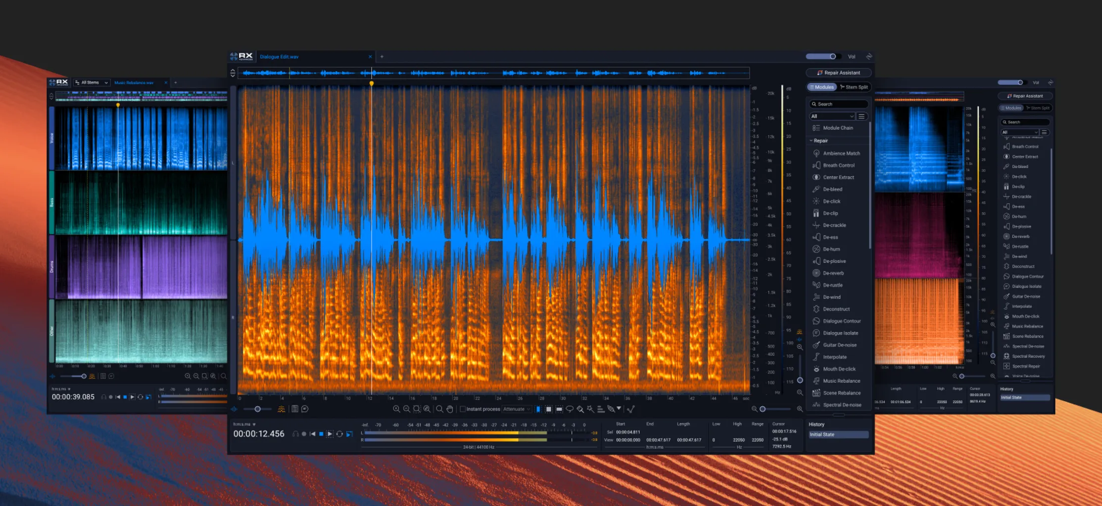 RX interface, close up
