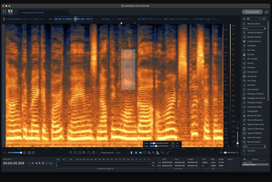 Visual Spectral Editing