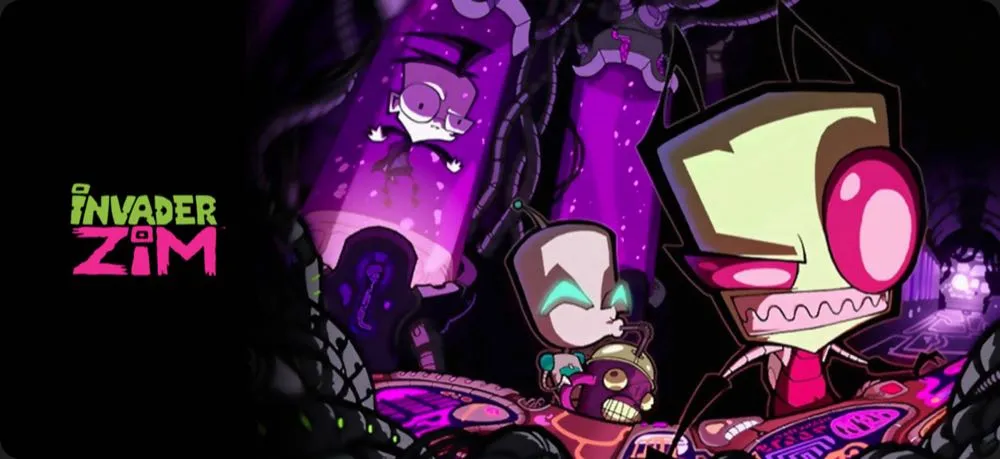 Invader Zim production art
